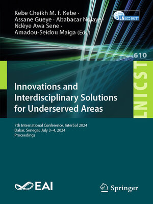 cover image of Innovations and Interdisciplinary Solutions for Underserved Areas